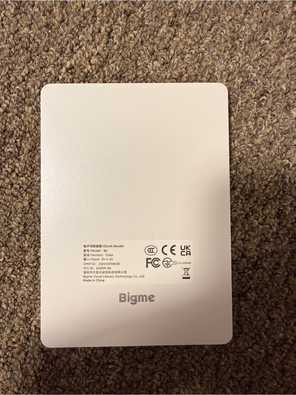Bigme B6 Color eReader - Picture 3 of 3